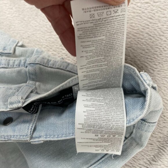 Levis Silvertab Woman's Jeans Size 8 Regular Light Wash 100% Cotton High Rise - Picture 14 of 16